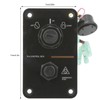 Outboard Engine Ignition Key Switch Panel Assembly 704‑82570‑08‑00 Replacement for