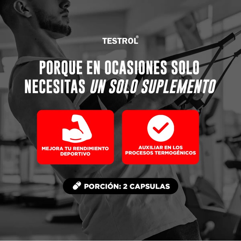 L-carnitina Essential 1200mg | 200 Cápsulas | Testrol Sin Sabor