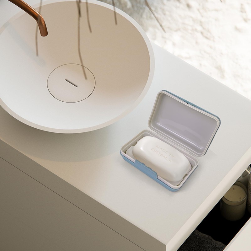 Leakproof Travel Soap Container with Lid Travel Essentials Soap Case