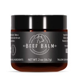 NOVIIML low Balm - Beef Tallow For Skin Care, Tallow Moisturizer, Face Cream, Lotion & Cream (Vanilla, Grass-Fed Tallow)