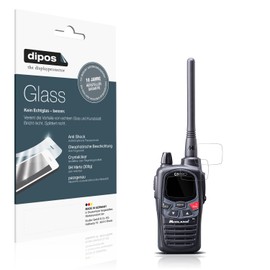 dipos I 2x Screen Protector 9H Clear Compatible with Midland G9 Pro Radio Protective Film Anti-Shock Film