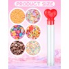14Pcs Empty Candy Cane Tubes, Clear Plastic Candy Containers for