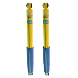Bilstein 4600 Series Pair of Rear Monotube Shocks fits 2011 2024 Silverado Sierra 2500 HD 3500 HD | Includes TrendsAuto Decal | 24-196444