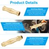 PATIKIL Lamp Solid Brass Spindle, 4 Pcs Turned Brass Spindle