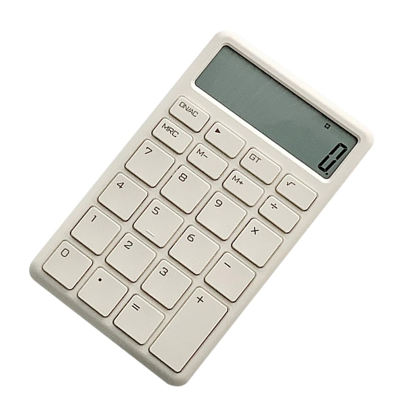 Simple Pocket Calculator, Retro Style, Desktop Calculator with Clear Buttons