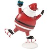 Primitives by Kathy Skating Santa Figurine