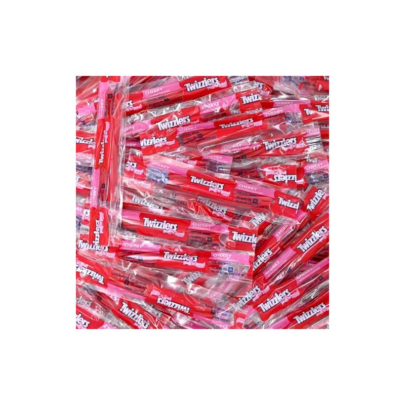 Pullin Peel Cherry Licorice Candy – 72-Count Bulk Family Pack,