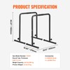 VEVOR Dip Bars, 440 lbs Capacity, Heave Duty Dip Stand