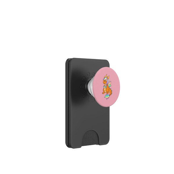 Dragon In Unicorn Costume - Cute Kawaii Anime Japanese PopSockets