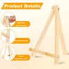 12-Pack Small Wooden Easel for Painting - Adjustable Tabletop Easels