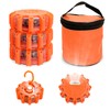 SHMZK 3 PCS LED Road Flares, Flashing Warning Light Emergency