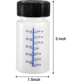 Coloch 30 Pack 2 Oz Paint Touch Up Bottles with Child-safe Lid and Applicator Brush, Plastic Touch-up Leftover Paint Container with Mixing Ball for Fixing Wall, Stone Chip, Scratches, Car Surface