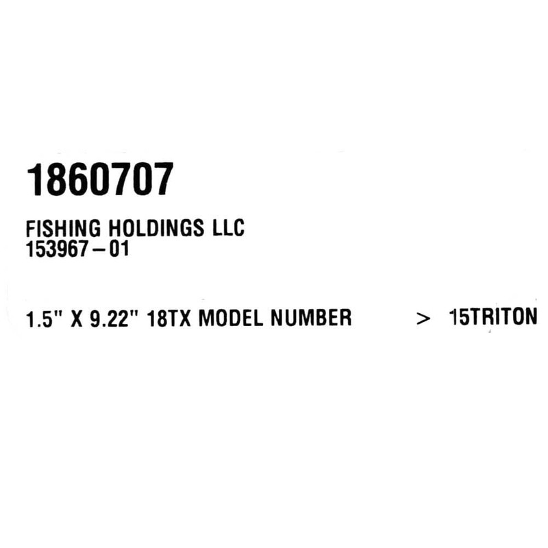 Triton 18 TX Boat Emblem Decal Sticker