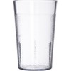 CFS 55018107 Stackable ShatterResistant Plastic Tumbler, 5 oz., Clear (Pack