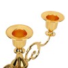 Metal Candle Holder 3 Arms High Gloss Retro Exquisite Candlestick