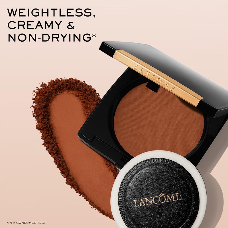Lancôme Dual Finish Powder Foundation - Natural Finish, Sheer-to-Full Coverage,