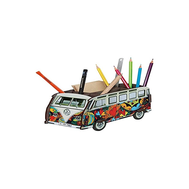 WERKHAUS VW T1 HERZEN STIFTEBOX WE 2088 PEN PENCIL HOLDER