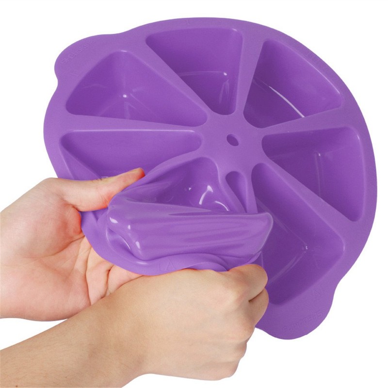 SHEBaking - Molde de silicona triangular para hornear pan de