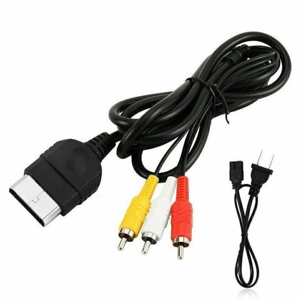 ProjectChase For Sega Dreamcast AV / Power Cable Cord Audio