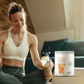 Wellness P Plus Balanced Nutrition Shake Powder, 5% Korean Yam Flavor, High Protein, Low-Carb, 14.11 oz