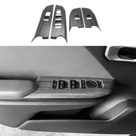 YOUTOOCAR Door Lock Switch Covers Compatible with Kia K4 2025-2026 Accessories (Wood Grain)