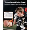 Pixel Panda Youth Football Gloves, Super Sticky Silicone Grip Wide