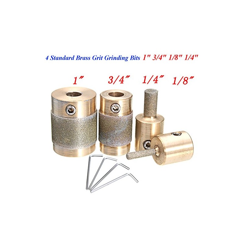 EsportsMJJ 4pcs Grinding Bits Set MCB18 MCB14 MCB1 MCB34 Grinder