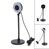Luocute 5MP Webcam with Fill Light Autofocus, Bendable Rod USB
