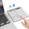 Pubiohs Bluetooth Numpad - Dual Mode Numeric Keypad Bluetooth +