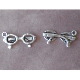 Unbranded 50 Glasses Eye Sunglasses Reading Silver Eye Potter Silver Metal Charms Pendant