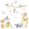 Little Deco DL552-1 Wall Sticker Forest Animals Children's Room Wall