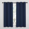 LUCINATIA Cortina Blackout Para Ventana 100x130cm, 2pzs