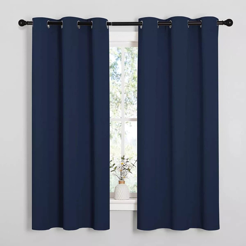 LUCINATIA Cortina Blackout Para Ventana 100x130cm, 2pzs