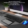 Foldable Bluetooth Keyboard Low Latency Bluetooth 5.1 Full Size Keyboard