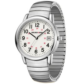 GOLDEN HOUR Mens Watches Easy Read Casual Dress Watch for Men