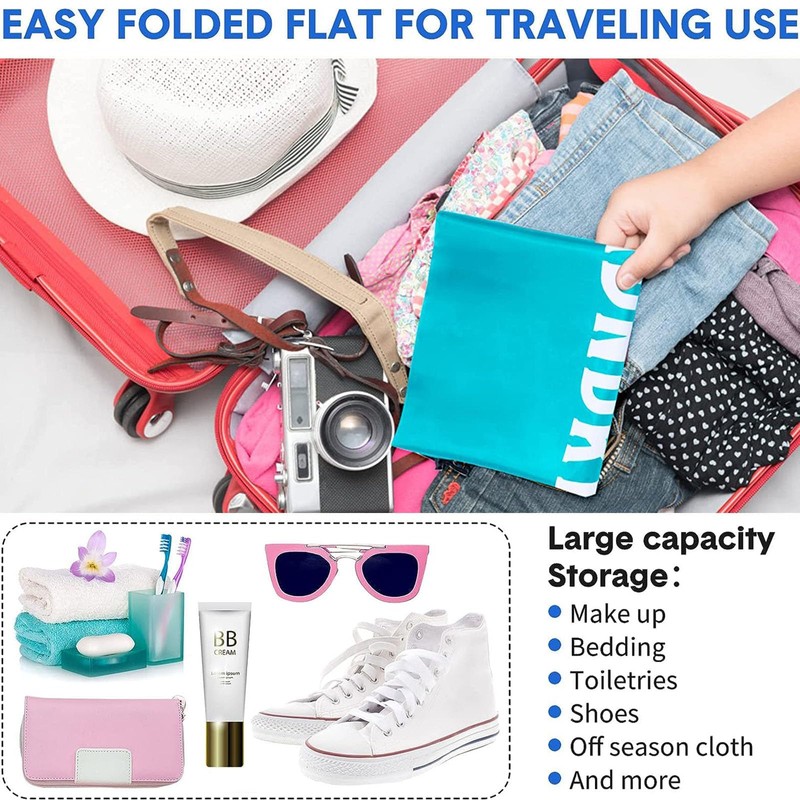 2 Pack Extra Large Laundry Bag Foldable Storage Bag with