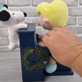 Peanuts Ruz Animated Snoopy and Schroeder Playing Piano NEW!