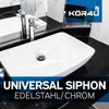 kör4u Universal Sink Siphon Drain Fitting with Odour Trap Including