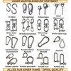 OPIOL QUALITY® Sealing Blind Rivets with Flat Head, Grooved Rivet