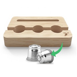 mahona Coffee Capsules Storage - Capsule Holder - Capsule Storage Compatible with Nespresso Capsules - Specially Designed and Compatible Refillable Capsules