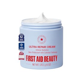 First Aid Beauty Ultra Repair Cream, Intense Hydration - Clinically Tested Face & Body Moisturizer with Colloidal Oatmeal - Supports Eczema & Dry Skin