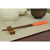 Aoba Chopsticks Natural Wood, Candelabra Thread, Orange, 9.1 inches (23