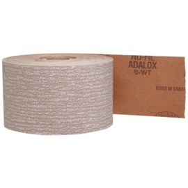 Norton A275 No-Fil Adalox Abrasive Roll, Paper Backing, Pressure Sensitive Adhesive, Aluminum Oxide, Waterproof, Roll 2-3/4" Width x 45yd Length, Grit 240 (Pack of 1)