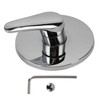Concealed Shower Faucet Hot Cold Water Rust Proof Wall Mounted