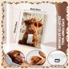 Marspark 6 Pcs Funny Highland Cow Bathroom Framed Wall Art
