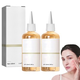 2PCSGlycolic Acid 7% Toning Solution, Hydrating Toner, Hautpflege Glykolsäure Toner, Peeling, Unreinheiten, Akne, Feuchtigkeit Spenden und Stärken Haut, Akne-Hauttoner lindern, Anti-Aging-Serum