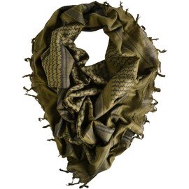 normani Original PLO Pali Shemagh Scarf Palistinian Colour Olive / Black
