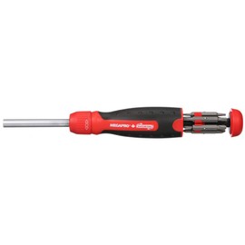 Multi-Bit Screwdriver, Ratcheting, 13-in-1