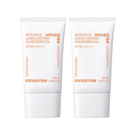 Innisfree 이니스프리 1+ 1 인텐시브 롱래스팅 선스크린 EX 60mL Innisfree 1+1 Intensive Longlasting Sunscreen EX 60mL