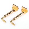 Pair of 4/4, 3/4 Size Violin Chinrest Chin Rest Clamp